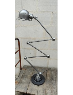 rare lampe lampadaire d'atelier jielde à cinq bras patine graphite