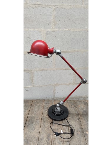 Lampe jielde deux bras patine rouge