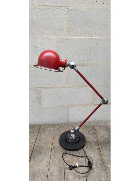 Lampe jielde deux bras patine rouge