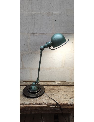 Lampe d'atelier jielde un bras vert...